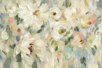 Expressive Pale Floral Fine Art Print