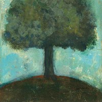 Under the Tree Square II Fine Art Print