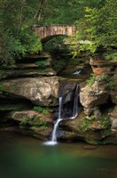 Upper Falls Old Mans Cave Fine Art Print