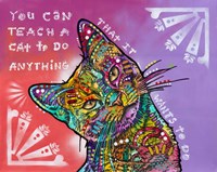 You can teach a cat Fine Art Print