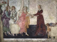 Venus and the Graces Offering Gifts to a Young Girl Fine Art Print