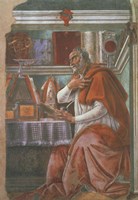 Saint Augustine in his Cell Fine Art Print