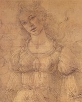 Drawing of a Woman Fine Art Print