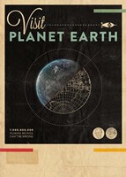 Visit Planet Earth Fine Art Print