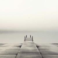 Pier and Seagull Fine Art Print