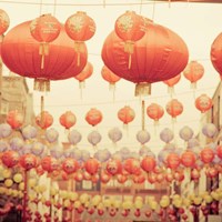 Chinese Lanterns Fine Art Print