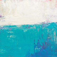 Aqua White Fine Art Print