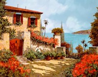 Il Giardino Rosso Fine Art Print