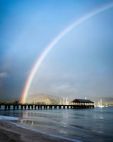 Rainbows at Hanalei II Fine Art Print