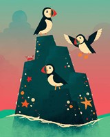 Puffin Rock Fine Art Print