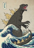 The Great Monster off Kanagawa Framed Print