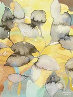 Yellow Leaves Abstract Fine Art Print