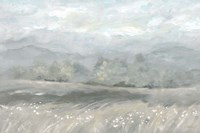 Country Meadow Landscape Neutral Fine Art Print