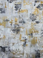 Silver Gray Gold Abstract Fine Art Print