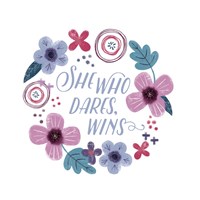 Fierce Girl II Dares Fine Art Print