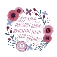 Fierce Girl III Passion Fine Art Print