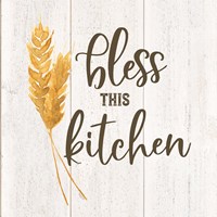 Farm Life I Bless This Kitchen Framed Print