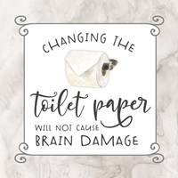 Bath Humor Toilet Paper Fine Art Print