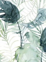 Palm Pieces II Framed Print