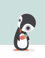 Pingu Loves Ice Cream Fine Art Print