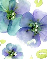 Blue Flowers Fine Art Print