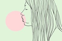 Pink Bubble Gum Fine Art Print