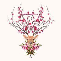 Spring Deer Fine Art Print