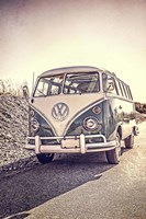 Surfers' Vintage VW Bus Fine Art Print