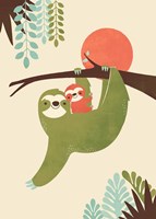 Mama Sloth Fine Art Print