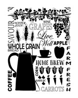 Culinary Love 2 (black & white) Fine Art Print