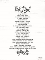Psalm 23 Fine Art Print