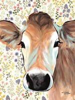 Bluebell Cow Fine Art Print