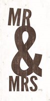 Mr & Mrs I Fine Art Print