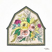 Floral Barn Fine Art Print