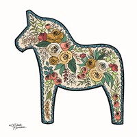 Floral Horse Fine Art Print
