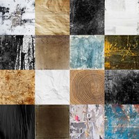 Tiles Decor Blue Notes 2 Fine Art Print