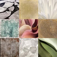 Tiles Decor Ice White Fine Art Print