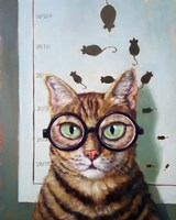 Feline Eye Exam Fine Art Print