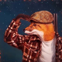 Fox Hunt Fine Art Print