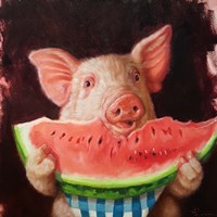 Pig Out Fine Art Print