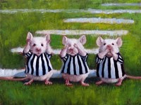 Three Blind Mice Fine Art Print