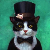 Tuxedo Cat Framed Print