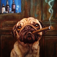 Uptown Pug Fine Art Print