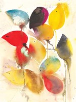 Leaves Falling I Fine Art Print