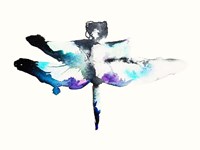 Turquoise & Violet Dragonfly Fine Art Print