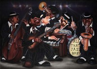 All That Jazz, Baby! Fine Art Print