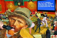 Karaoke Night in Arles Fine Art Print