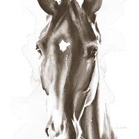 Le Cheval Noir Brown Crop Fine Art Print