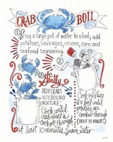 Seafood Shanty IV Framed Print