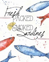 Seafood Shanty III Framed Print